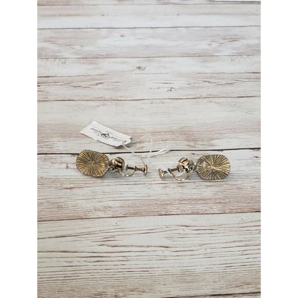 Vintage Clip On Earrings - Jewels By Park Lane Ornate Dangle - Picture 4 of 4